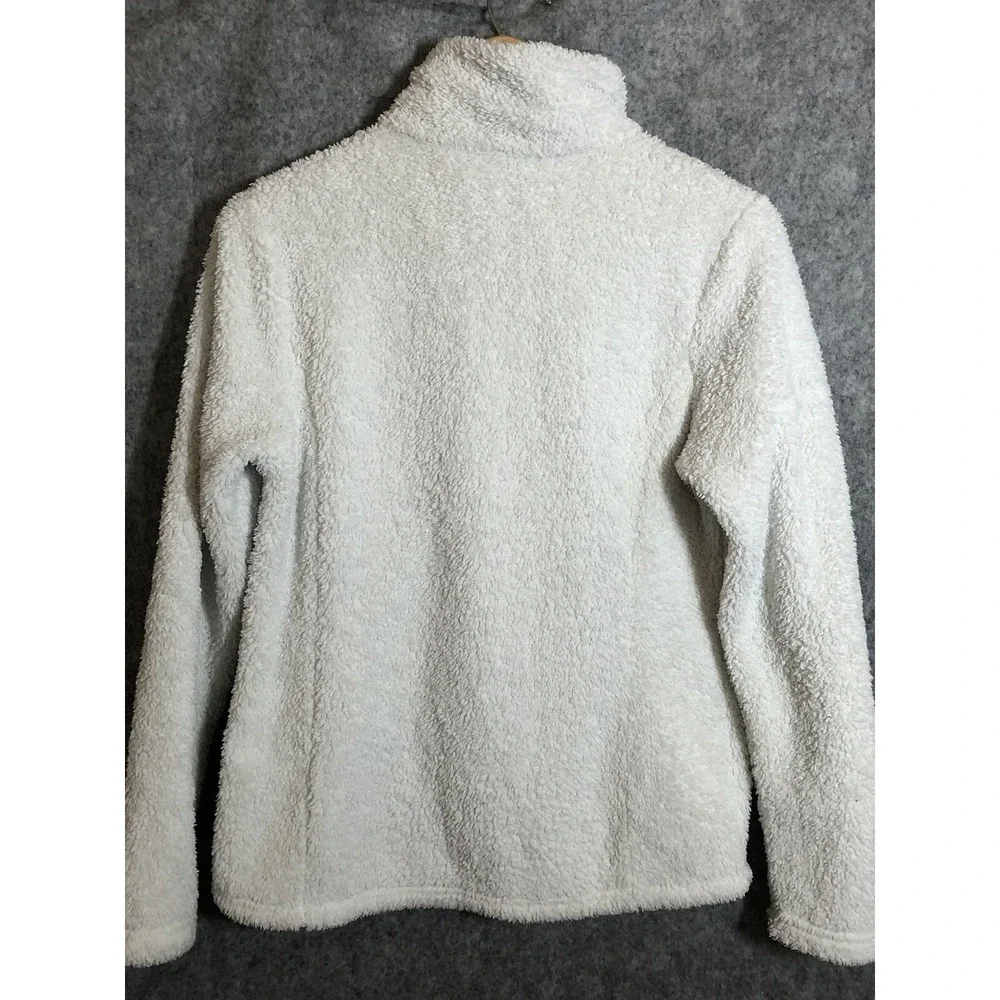 Patagonia Jacket Womens Small White Los Gatos Fuzzy Fleece Camping Outdoor